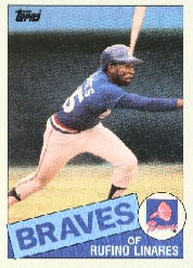 1985 Topps Baseball Cards      167     Rufino Linares